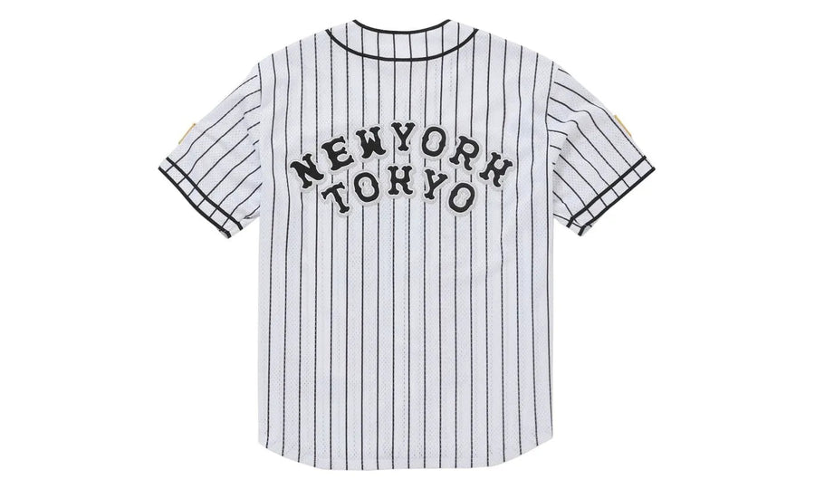 Kup oryginalne Supreme Homerun Baseball Jersey White - widok z drugiego boku - Sneakersy