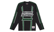 Supreme Supreme Hysteric Glamour Mesh L/S Top Black szaro-czarny - widok główny z boku | Saturaise.com