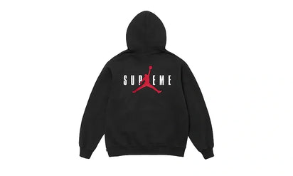 Supreme Jordan Hooded Sweatshirt (FW24) Black - zdjęcie 2