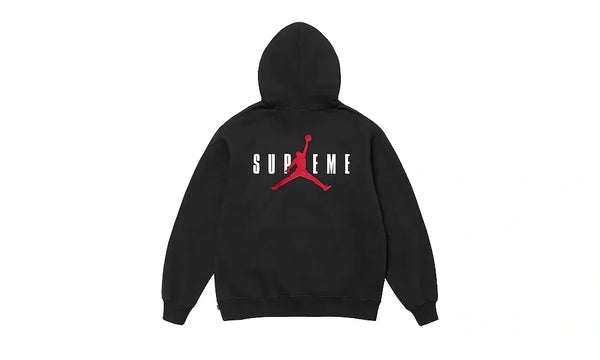 Supreme Jordan Hooded Sweatshirt (FW24) Black - Supreme Jordan Hooded Sweatshirt (FW24) Black - zdjęcie 2