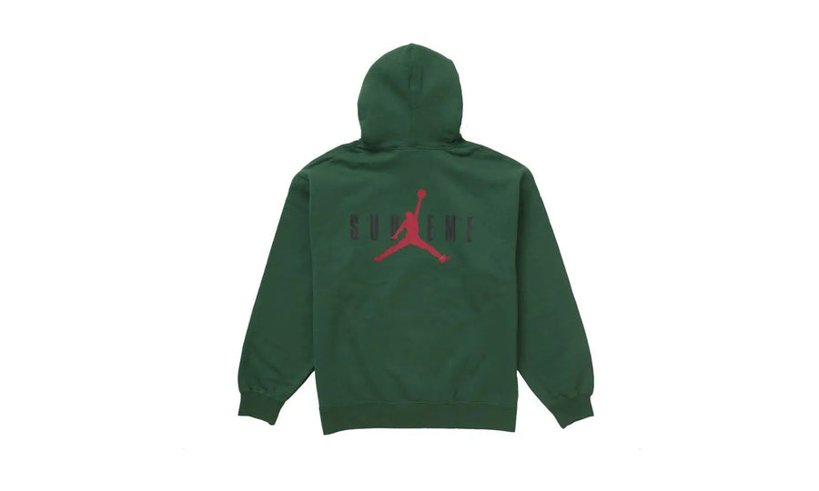 Supreme Supreme Jordan Hooded Sweatshirt (FW24) Green - widok główny z boku - Streetwear