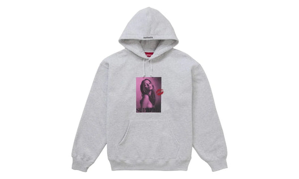 Supreme Kate Moss Hooded Sweatshirt Ash Grey