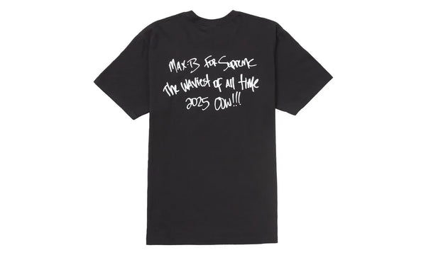 Supreme Max B Tee Black - Supreme Max B Tee Black - widok z drugiego boku - Premium Quality