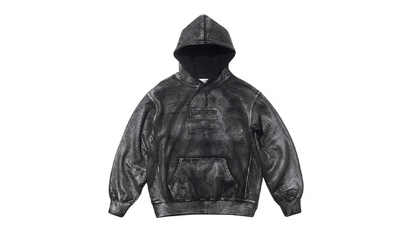 Supreme MM6 Maison Margiela Foil Box Logo Hooded Sweatshirt Black