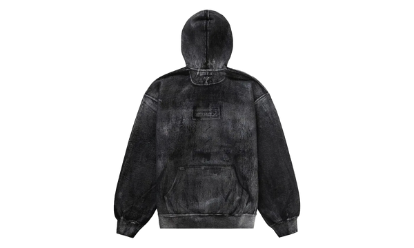 Supreme MM6 Maison Margiela Foil Box Logo Hooded Sweatshirt Black - Supreme MM6 Maison Margiela Foil Box Logo Hooded Sweatshirt Black - widok z drugiego boku - Premium Quality