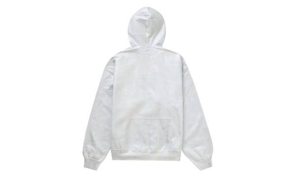 Supreme MM6 Maison Margiela Foil Box Logo Hooded Sweatshirt White - Supreme MM6 Maison Margiela Foil Box Logo Hooded Sweatshirt White - widok z drugiego boku - Premium Quality