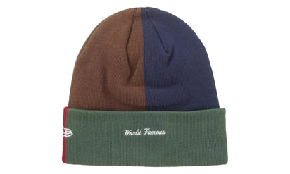 Supreme New Era Box Logo Beanie (FW24) Multicolor - widok z drugiego boku - Markowe dodatki