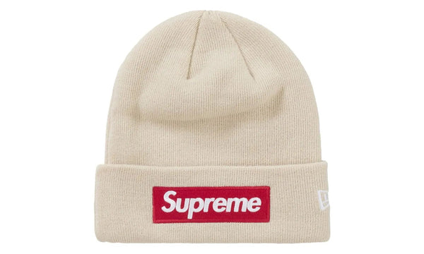 Supreme New Era Box Logo Beanie (FW24) Stone