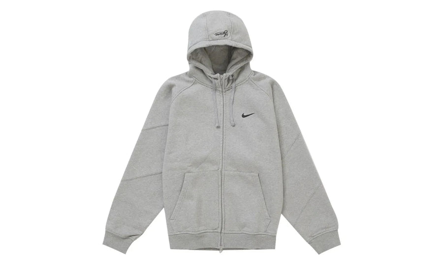 Nike Supreme Nike Zip Up Hooded Sweatshirt Heather Grey - widok główny z boku - Streetwear