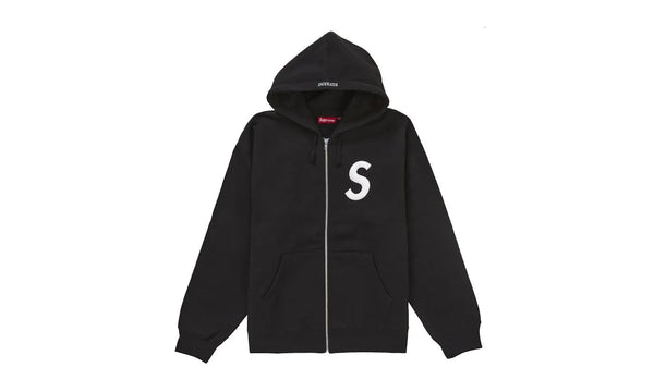 Supreme S Logo Zip Up Hooded Sweatshirt (FW24) Black