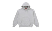 Supreme Satin Applique Hooded Sweatshirt FW24 Heather Grey - zdjęcie 2