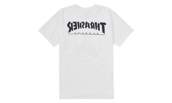 Supreme Thrasher Harold Tee White - Supreme Thrasher Harold Tee White - widok z drugiego boku - Premium Quality