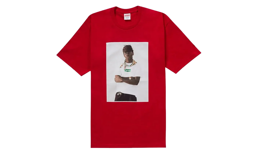 Supreme Supreme Tyler The Creator Tee Red - widok główny z boku - Streetwear