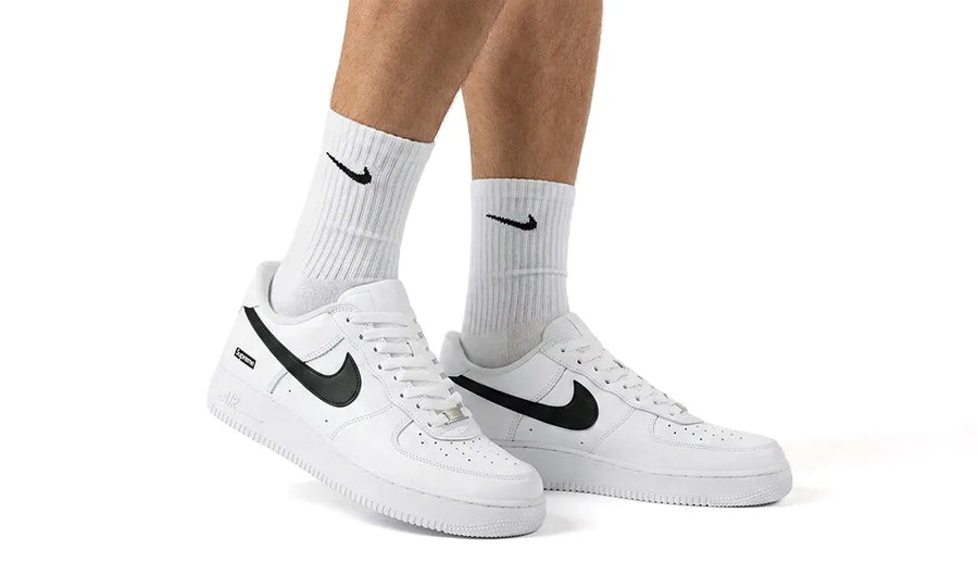 Supreme x Nike Air Force 1 Low White Black - zdjęcie 5