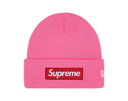 New Era x Supreme Box Logo Beanie Magenta (FW25)