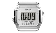 Saturaise Timex x Maison Margiela MM6 Ring Watch S/M TW2W81300 srebrny - widok główny z boku | Saturaise.com