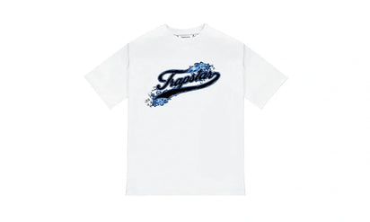 Trapstar Hot Rod Strikeout Tee White/Black/Blue