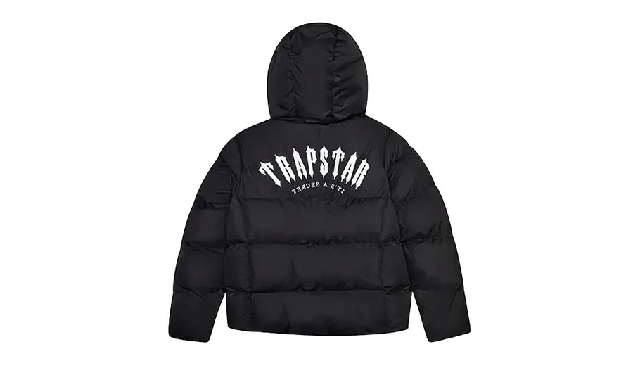 Trapstar Irongate Hooded Puffer Jacket Black