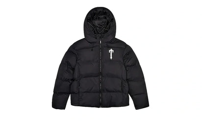 Trapstar Irongate Hooded Puffer Jacket Black - zdjęcie 2