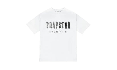 Trapstar Paisley Decode Monochrome Tee White