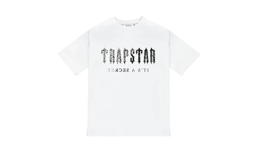 Trapstar Paisley Decode Monochrome Tee White
