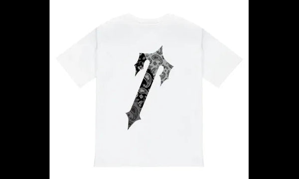 Trapstar Paisley Decode Monochrome Tee White - Trapstar Paisley Decode Monochrome Tee White - widok z drugiego boku - Premium Quality
