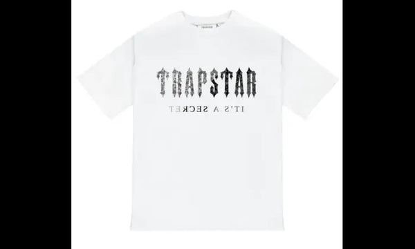 Trapstar Paisley Decode Monochrome Tee White