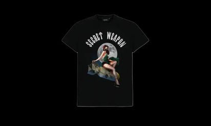 Trapstar Trapstar Secret Weapon Tee Black - widok główny z boku - Streetwear