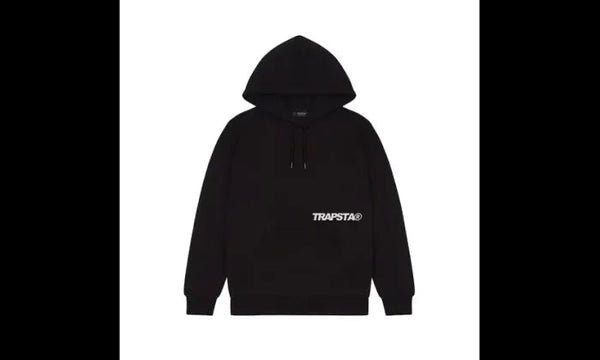 Trapstar Trespass Hoodie Black Blue - Trapstar Trespass Hoodie Black Blue - widok z drugiego boku - Premium Quality
