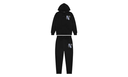 Trapstar Trapstar TSL Shooters Tracksuit Black/Ice czarny-niebieski - widok główny z boku | Saturaise.com