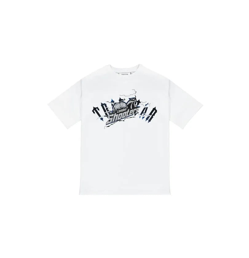 Trapstar Trapstar Shooters Breakthrough Tee White - widok główny z boku - Streetwear