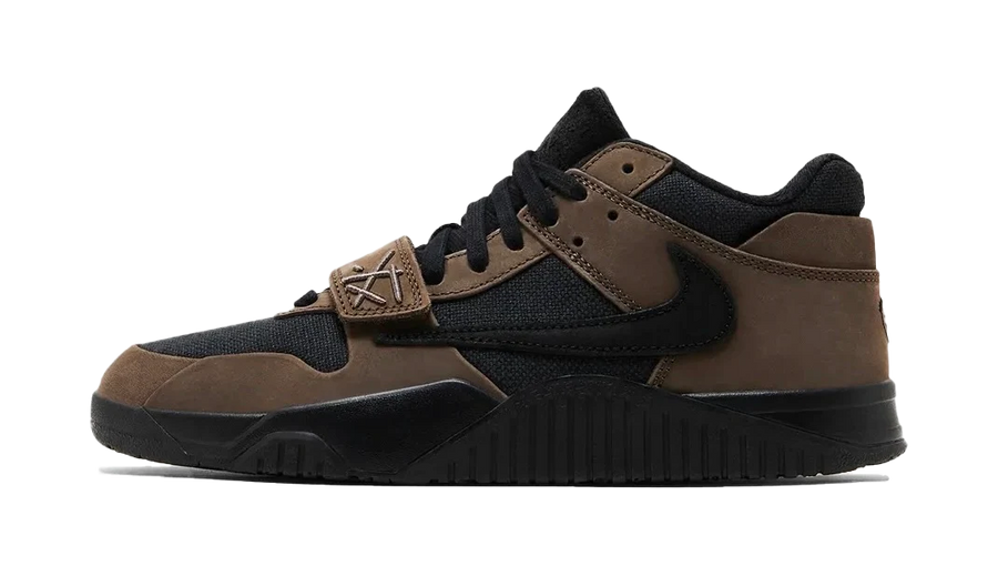 Air Jordan Air Jordan Jumpman Jack TR Travis Scott Dark Mocha brązowo-biały - widok główny z boku | Saturaise.com