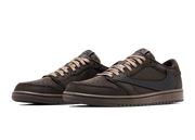 Kup oryginalne Air Jordan 1 Retro Low OG SP Travis Scott Velvet Brown DM7866-202 - widok z drugiego boku - Sneakersy