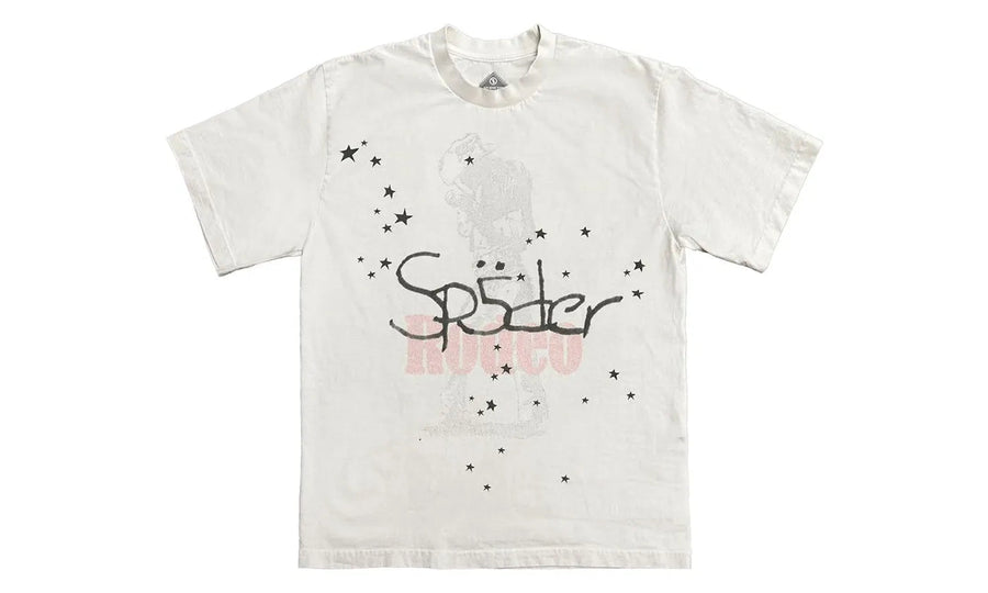 SP5DER Travis Scott Cactus Jack x Sp5der Days Before Rodeo II Tee White - widok główny z boku - Streetwear