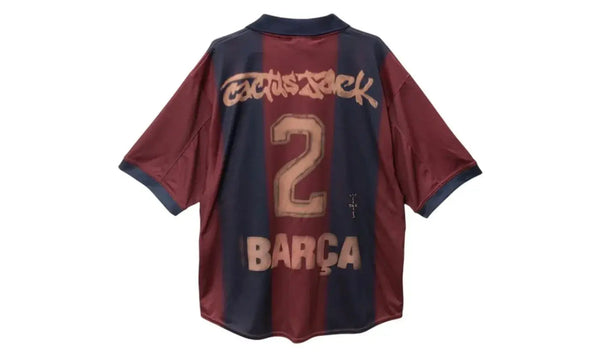Travis Scott x Nike x FC Barcelona Retro 2000/01 Home Skeleton Jersey Multicolor - Kup oryginalne Travis Scott x Nike x FC Barcelona Retro 2000/01 Home Skeleton Jersey Multicolor - widok z drugiego boku - Sne