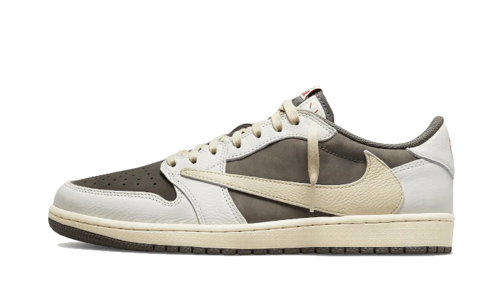 Air Jordan Air Jordan 1 Low Travis Scott Reverse Mocha brązowo-biały - widok główny z boku | Saturaise.com