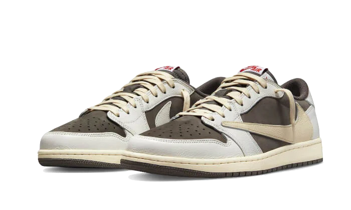 Kup oryginalne Air Jordan 1 Low Travis Scott Reverse Mocha DM7866-162 - widok z drugiego boku - Sneakersy