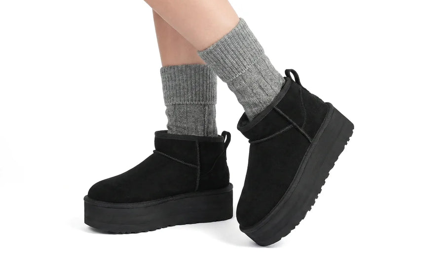 UGG Classic Ultra Mini Platform Black - zdjęcie 4
