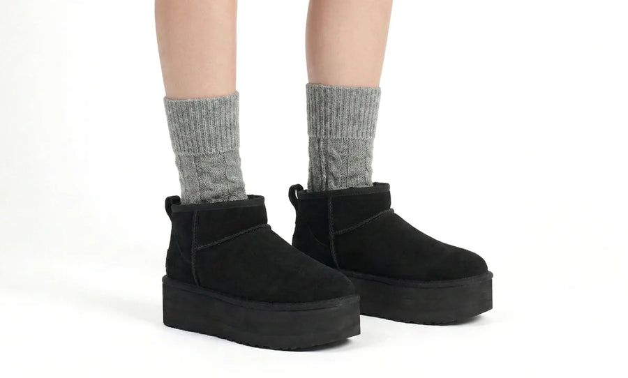 UGG Classic Ultra Mini Platform Black - zdjęcie 6