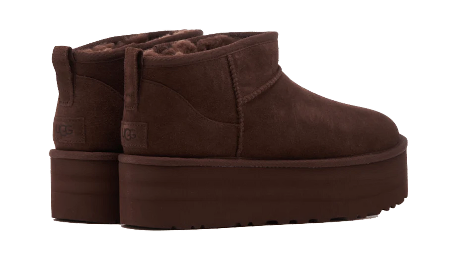 UGG Classic Ultra Mini Platform Burnt Cedar - widok z przodu - Rozmiary XS-XXL