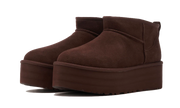 UGG Classic Ultra Mini Platform Burnt Cedar - widok z drugiego boku - Premium Quality