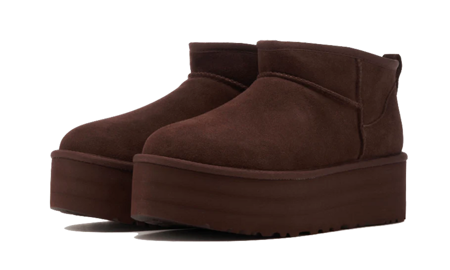 UGG Classic Ultra Mini Platform Burnt Cedar - widok z drugiego boku - Premium Quality