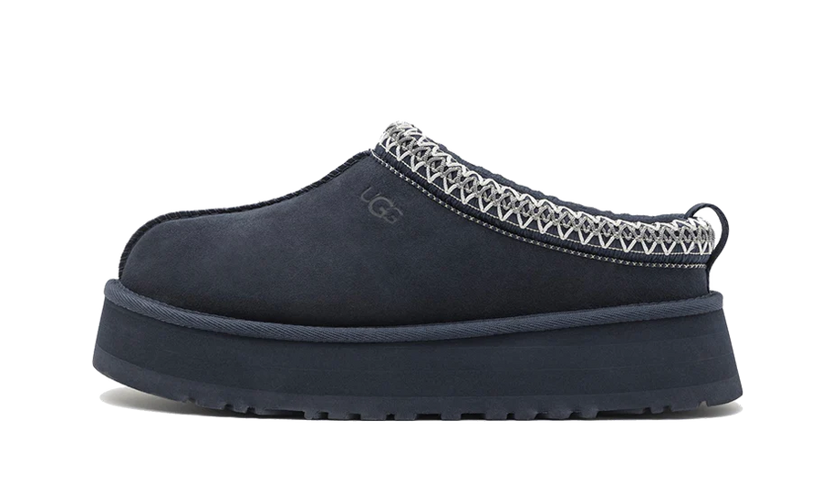 UGG UGG Tazz Slipper Eve Blue biały-niebieski - widok główny z boku | Saturaise.com