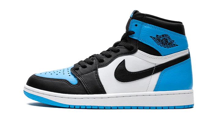 Air Jordan Air Jordan 1 Retro High OG UNC Toe (2023) niebiesko-biały - widok główny z boku | Saturaise.com