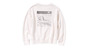 Kaws Uniqlo Longsleeve Sweatshirt KAWS White - widok z drugiego boku - Limitowana edycja