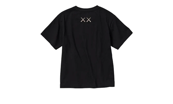 Uniqlo Uniqlo T-Shirt KAWS Black Graphic - widok z drugiego boku - Limitowana edycja