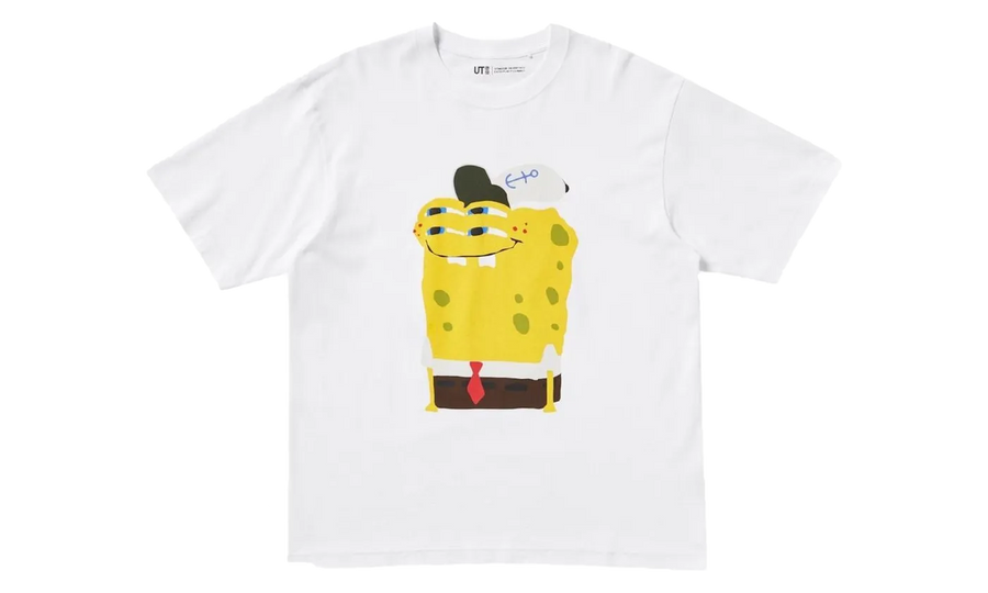 Uniqlo Uniqlo x CPFM Spongebob Squarepants UT Graphic T-Shirt White - widok główny z boku - Streetwear