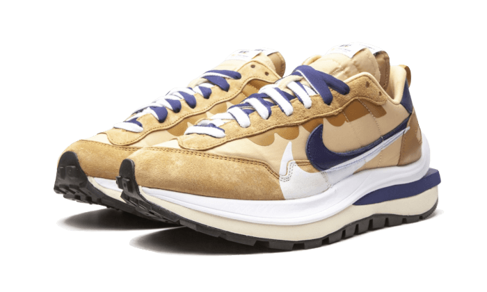 Kup oryginalne Vaporwaffle Sacai Tan Navy - widok z drugiego boku - Sneakersy