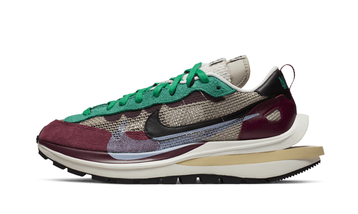 Sacai Vaporwaffle Sacai Villain Red Neptune Green multi-color - widok główny z boku | Saturaise.com