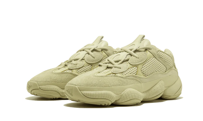 Kup oryginalne Yeezy 500 Desert Rat Super Moon Yellow - widok z drugiego boku - Sneakersy